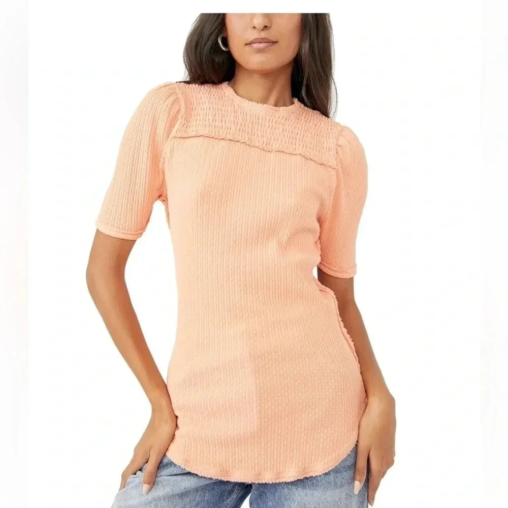 Free People• Sunset Drive Coral top size XS